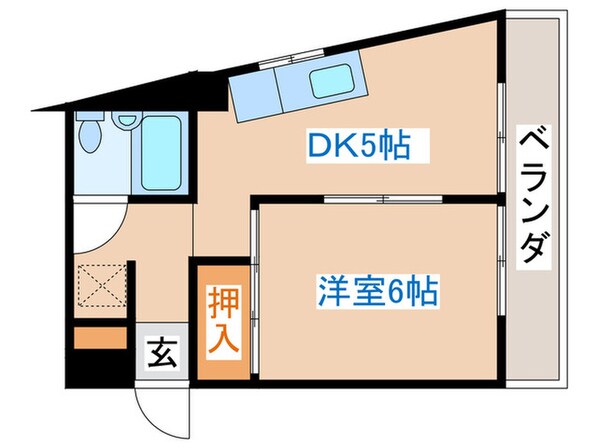 ユミハウス原町の物件間取画像